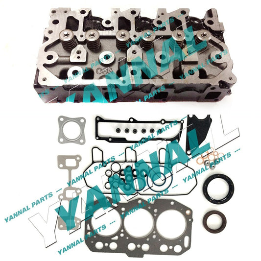 3TNV76 Complete Cylinder Head Assy  Full Gasket Kit for Yanmar Engines