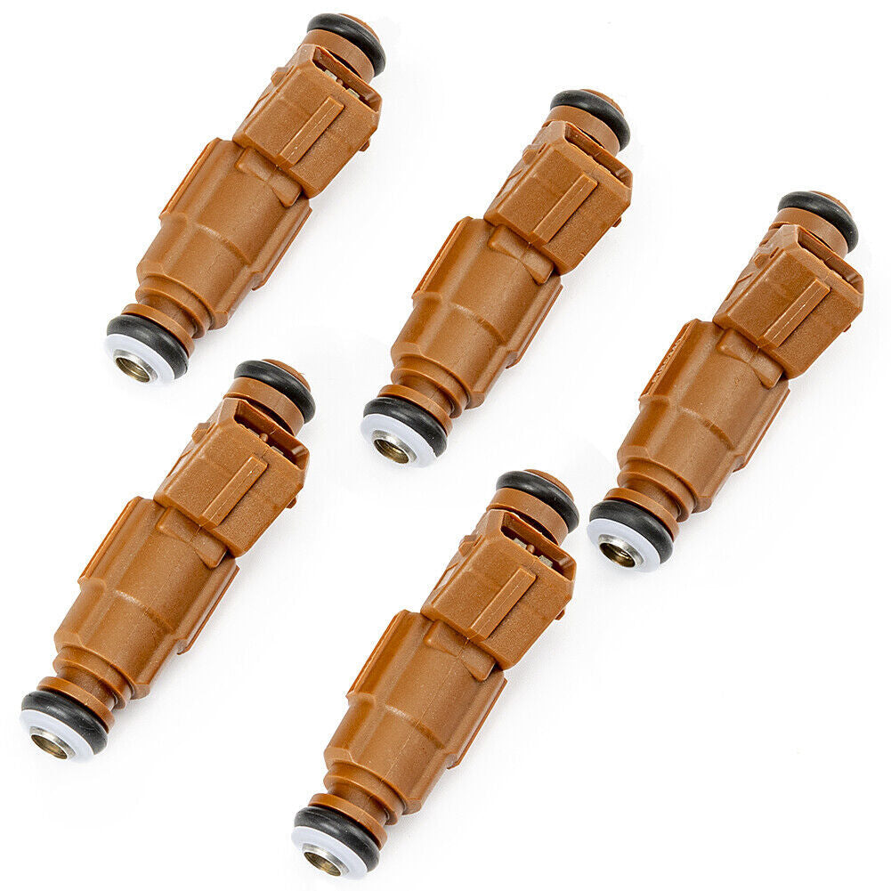 Set of 5 0280155831 Fuel Injectors Fits for Volvo S80 C70 S60 V70 2.4L 2.5L