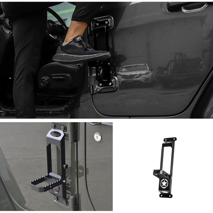 Suitable for 2018-2021 for Jeep for Wrangler JL Folding Car Roof Step Ladder Accessory