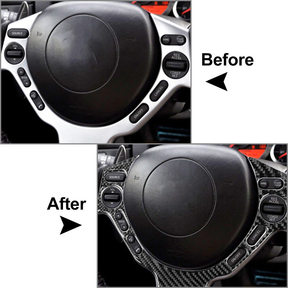 Steering Wheel Button Frame Cover Trim for Nissan GTR R35 2008-2016