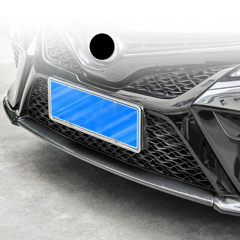 for Toyota for Camry SE XSE 18-20 carbon fiber Front Bumper Lip Moulding Cover Trim