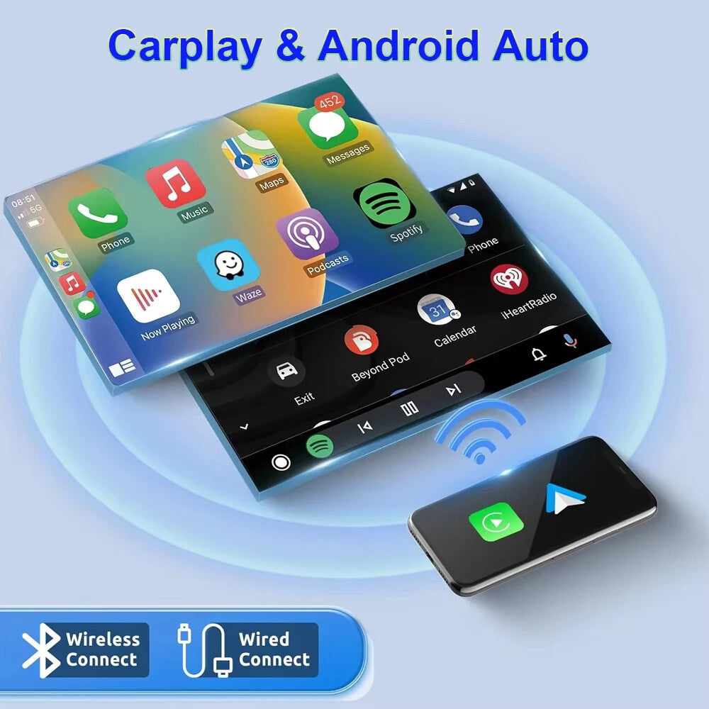 For Touareg for VW T5 Transporter 2004-2011 Car Radio CarPlay Auto GPS Player Screen