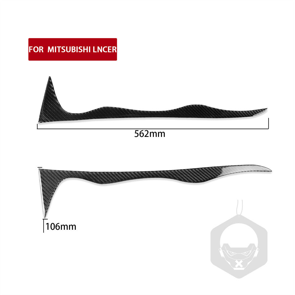 Carbon Fiber Headlight Eyelids Eyebrow Cover Fit for Mitsubishi Galant 1997-2002