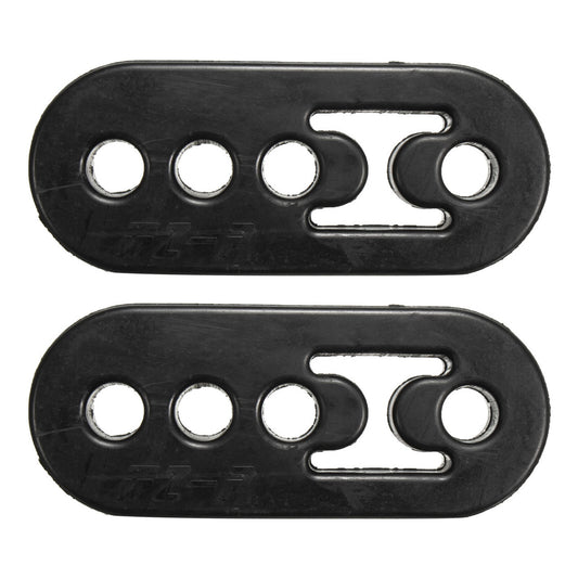 2Pack Universal Car Rubber Exhaust Tail Pipe Mount Brackets Hanger Bracket