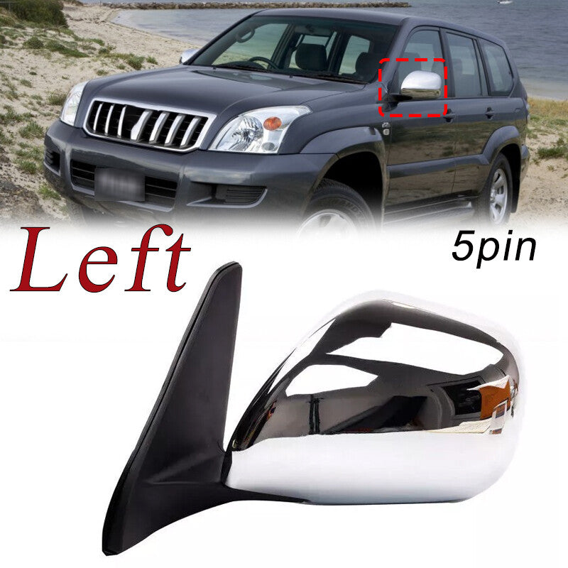 Left for Toyota for Land Cruiser Prado LC120 2002-09 5Pin Electric Door Side Mirror