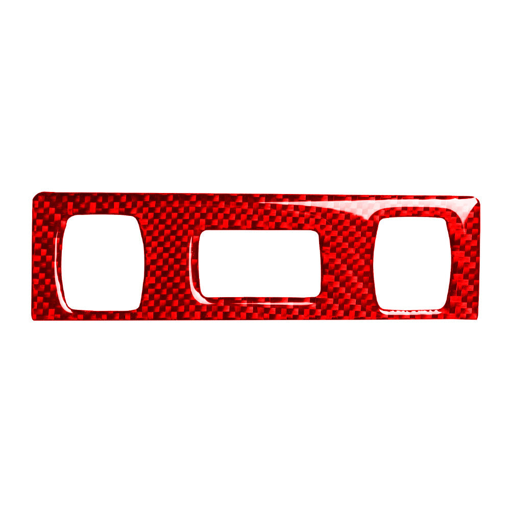 Hardtop Reading Light Panel Cover Trim Carbon Fiber Red for Audi TT 8N 2001-2006