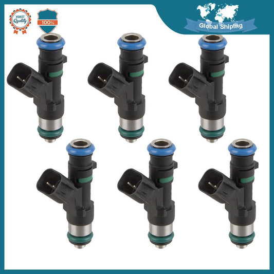6-pack of fuel injectors for Dodge chargers, for Chrysler 300 Sebring 2.7L/3.5L, 2010 09-06