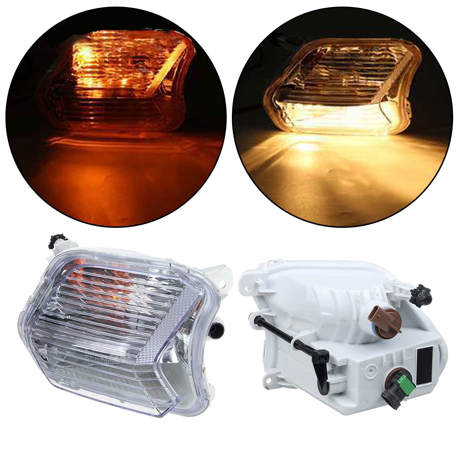 for Ford Escape Kuga 17-19, right front fog light, turn signal light with bulb AT
