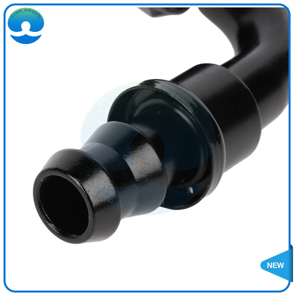 90 Degree Push On Lock Hose End Fitting AN8 8AN Oil Fuel Hose Line Adapter