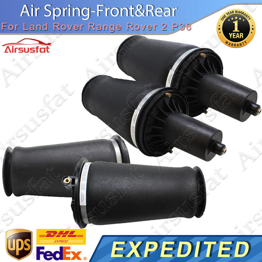 4Pcs x for Land Rover for Range Rover 2 P38 94-02 FrontRear Air Suspension Springs