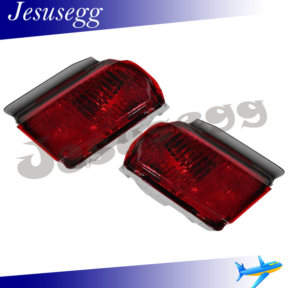 2x Rear Right+Left Bumper Tail Fog Light For 2010-15 for Toyota for Land Cruiser Prado