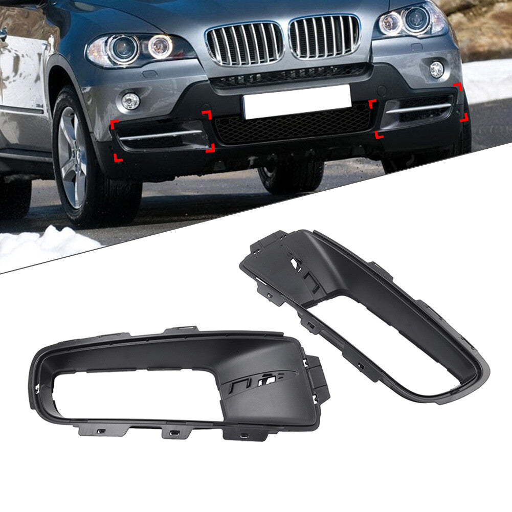Front Bumper Grille Bezel Fog Light Cover for BMW X5 E70 2006-2010 07