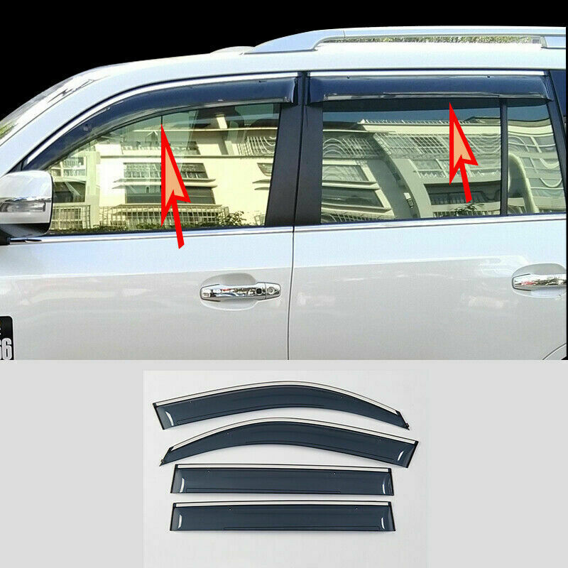 for LEXUS LX570 2016 2017-2021 Car Window Visor Vent Shades Sun Rain Guard 4Pcs