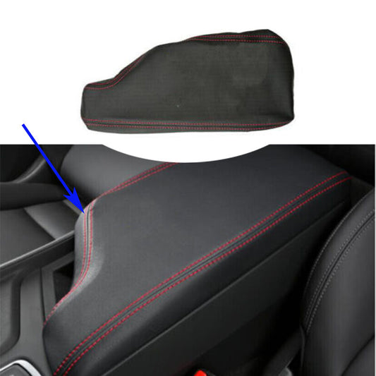 For AUTO for Cadillac CT5 2020-2021 Black Leather Middle Console Armrest Cover Trim