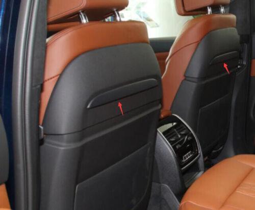 Red Dry Carbon Fiber for Seat Back Net Bag Frame Cover Trim for BMW X7 G07 2019-2022