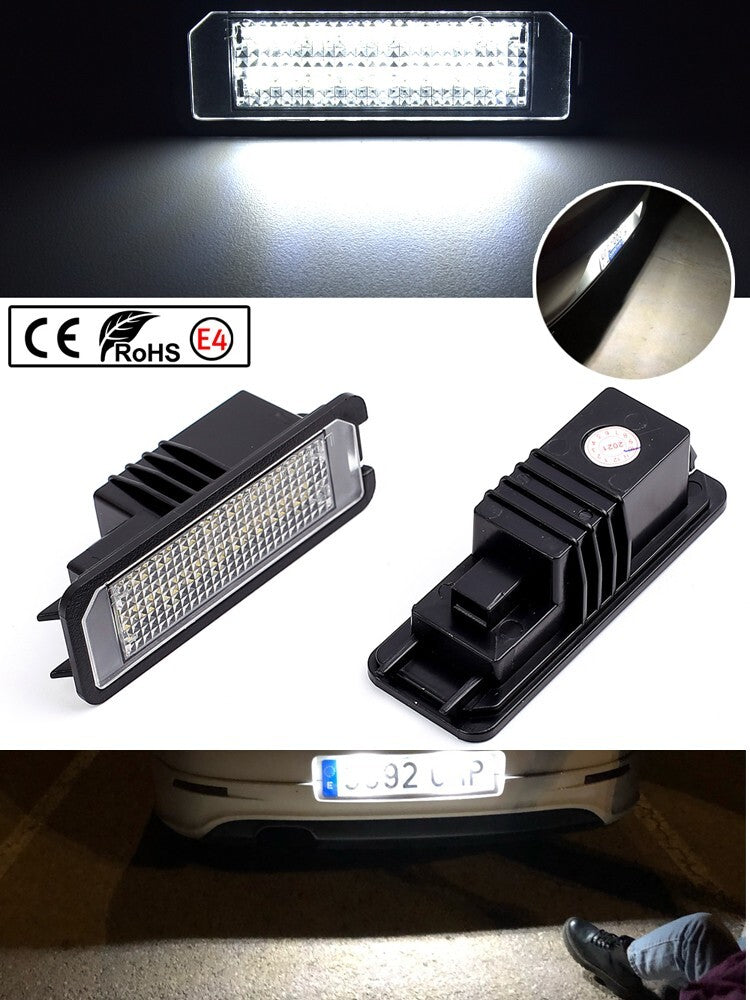Led License plate Light Lamp For Amarok for VW Beetle CC Eos for Golf / GTI Lupo for Passat