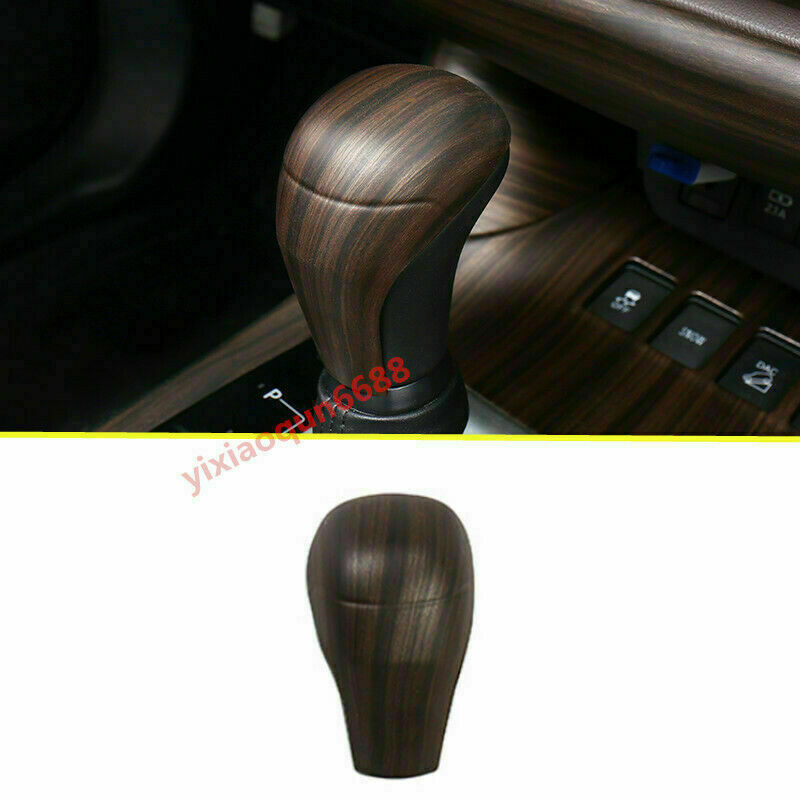 Wood Grain Gear Lever Shift Knob Cap Cover Trim for Toyota Highlander 2014-2019