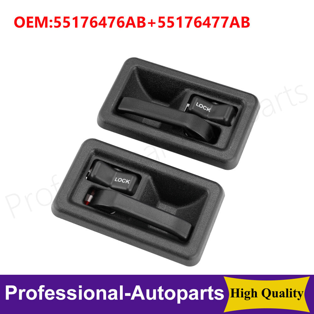 1Pair Left+Right Inside Door Handles Interior for 1987-2004 for Jeep for Wrangler