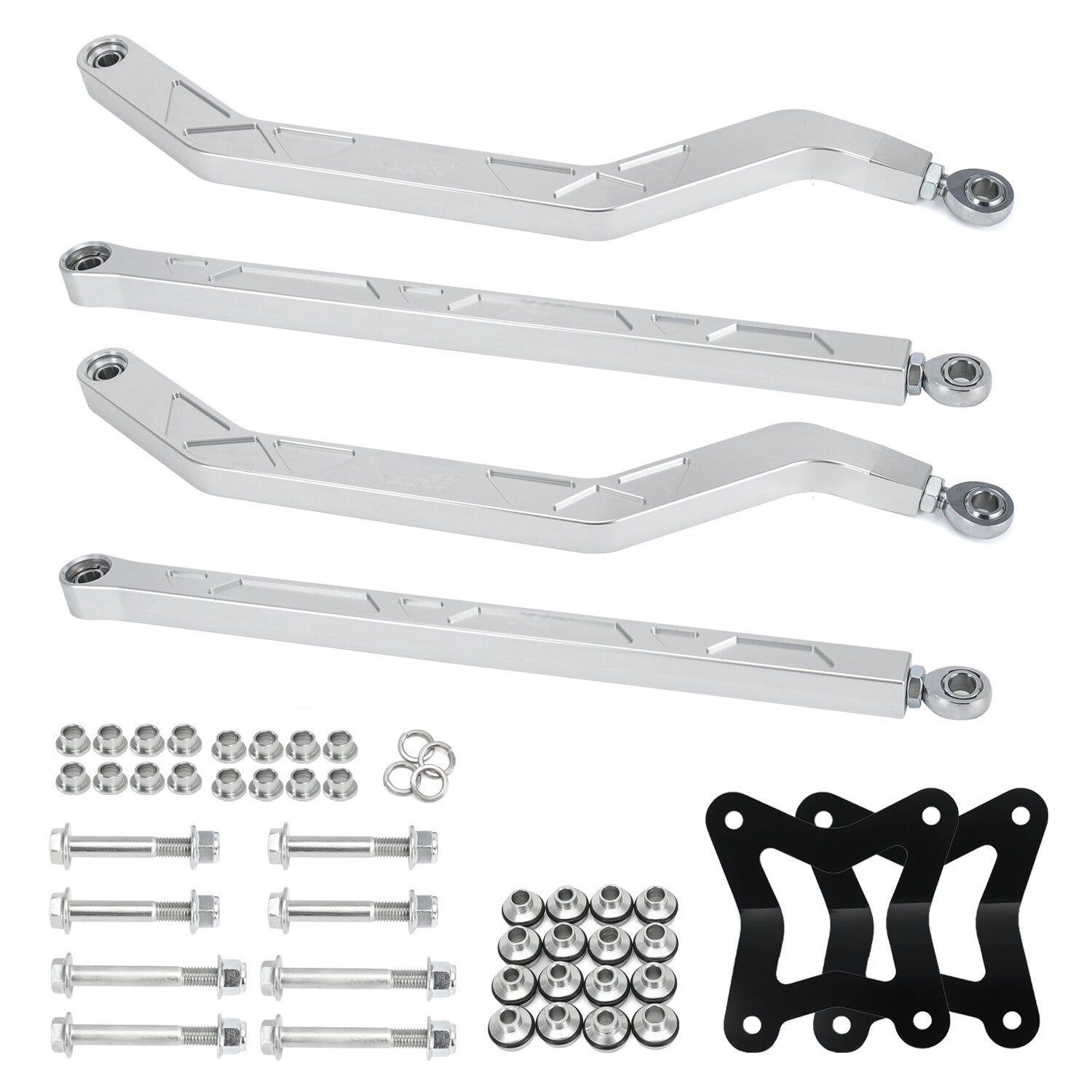 Upper Lower High Clearance Rear Radius Arms / Rods for Polaris RZR XP 1000 14-25