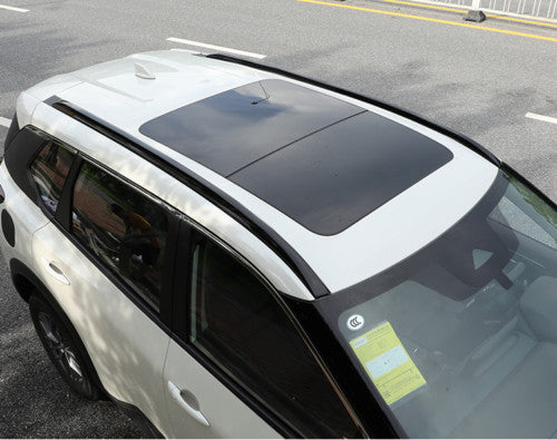 for Nissan Rogue 21-23 ABS Bright black Roof Rack Side Rail Bar Luggage Trim 2P