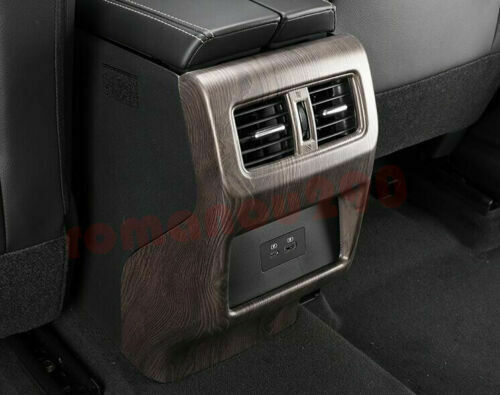 for Nissan Rogue 2021-2023 Wood Grain Color Rear Air Outlet Panel Cover Trim