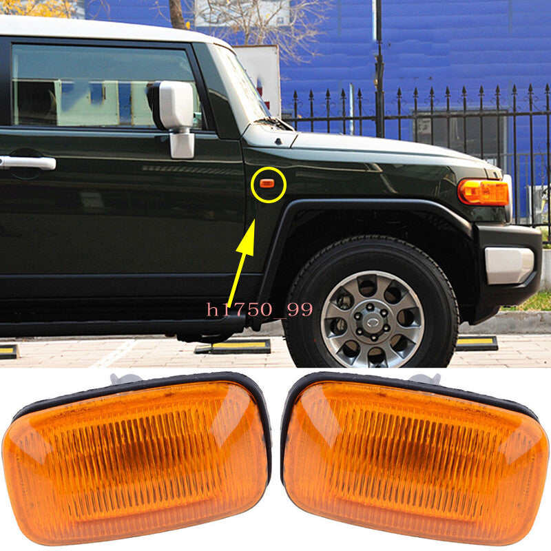 2p Fender Marker Turn Signal Lights for Toyota for Land Cruiser LC76 LC80 90 100