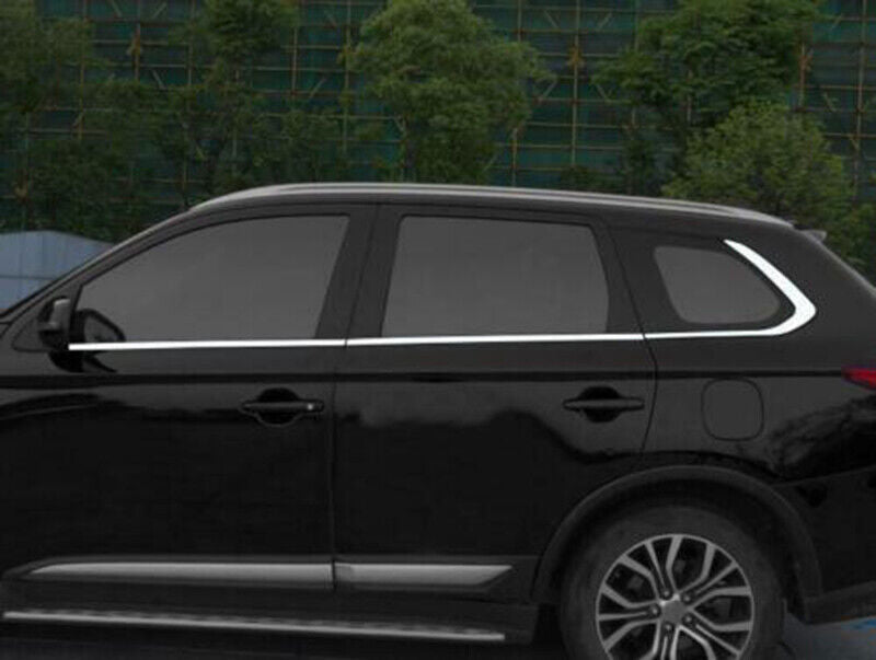 for Mitsubishi Outlander 2013-20 Chrome Window Bottom Sill Molding Strip Trim 6x