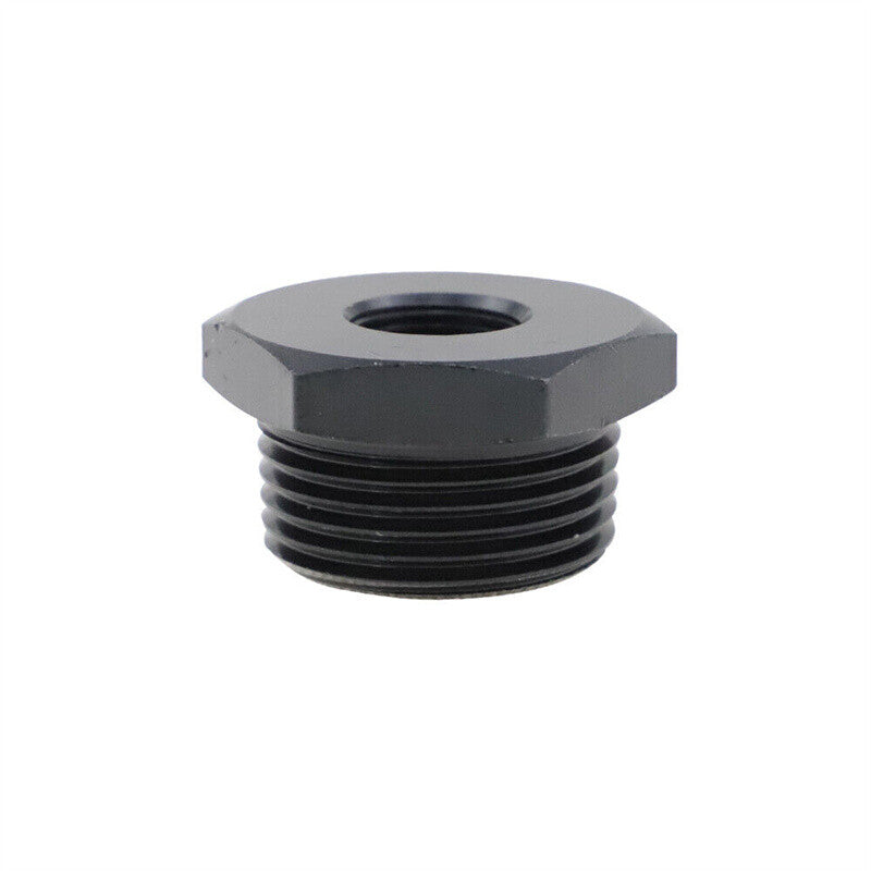2PCS 1/2-28 to 3/4 NPT Automotive Threaded Oil Filter Adapter Anodized Aluminum