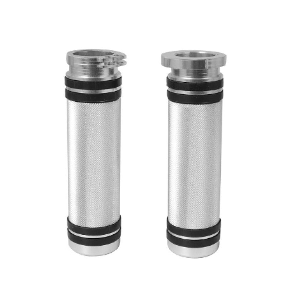 1/25mm Chrome Handlebar Hand Grips for Harley Touring Sportster XL883 1200 X48