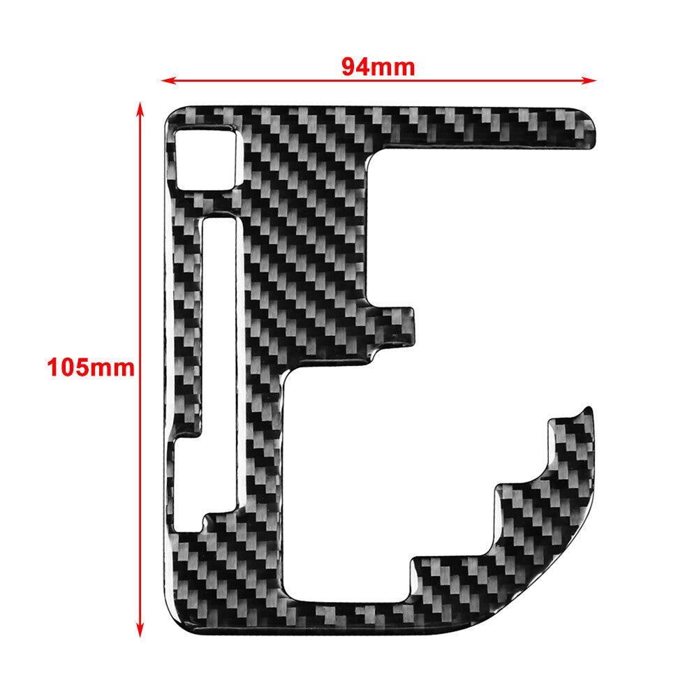 Carbon Fiber Interior Gear Shift Panel Cover Trim for Toyota Tundra 2014-2021