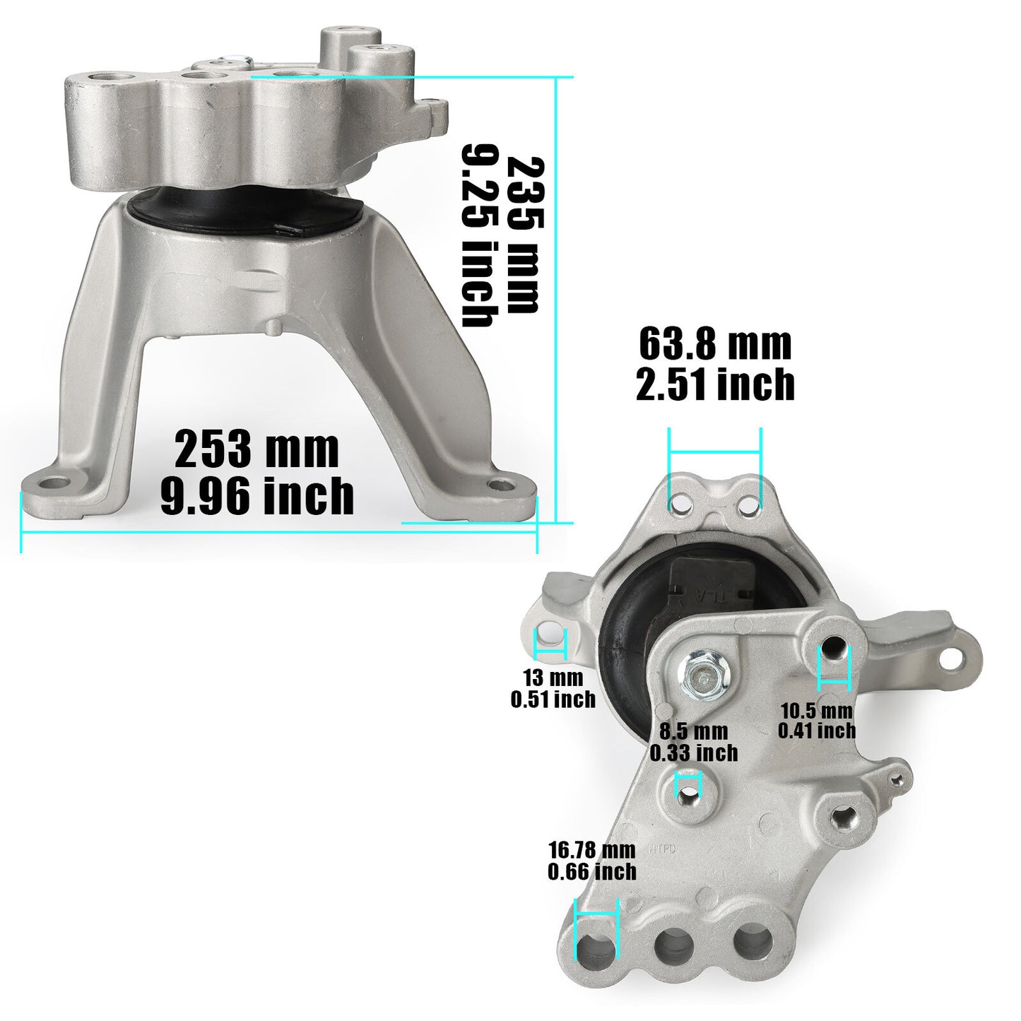 Right engine mount 50820-TLA-A01, suitable for Honda CR-V 1.5L/20-22 and CR-V 2.0L/17-19, new.