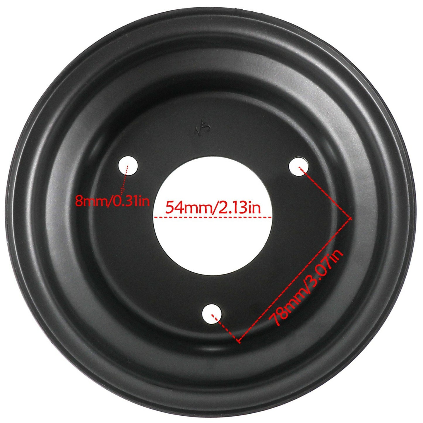 3 bolts, 6-inch wheel rims, suitable for 145/70-6 tires, 110/125cc all-terrain vehicle, four-wheel go-kart cooler, Taodao-.