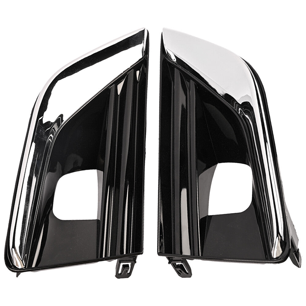 Fit For 2018-2023 for Infiniti Q50 Luxe Fog Light Trim Bezel Cover Chrome