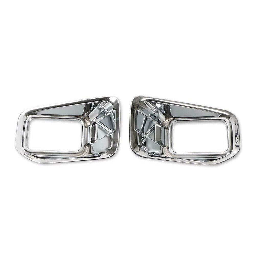 Car Front Fog Light Lamp Decoration Cover Trim Fit for Ford F-150 2015 - 2018 Chrome