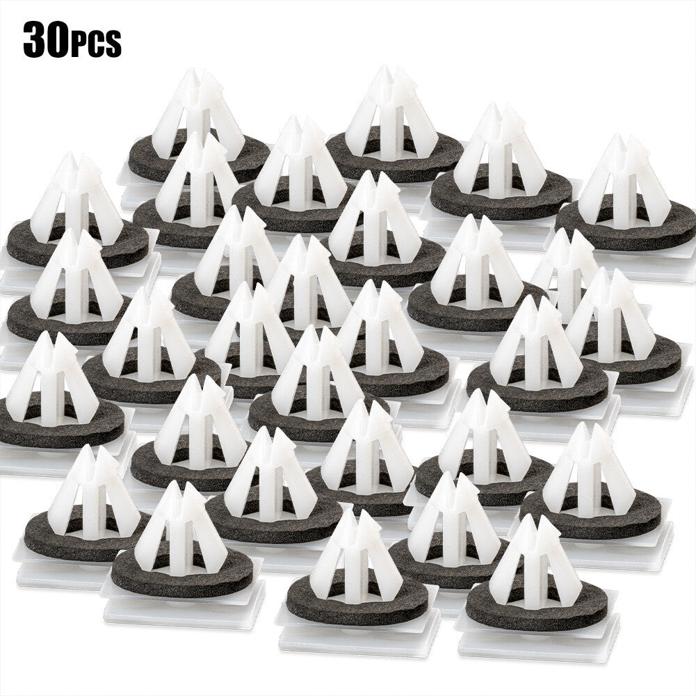 30-piece pack W716503-S300 External Rocker Panel Molded Retainer/Seal for Ford MKZ
