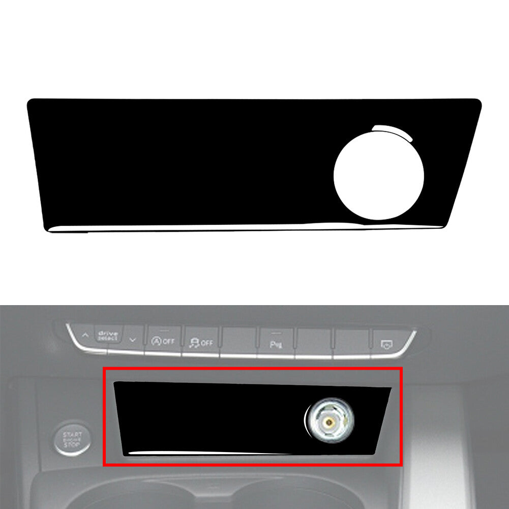 Center Console Cigarette Lighter Panel Cover Trim fit for Audi A4 B9 S4 RS4
