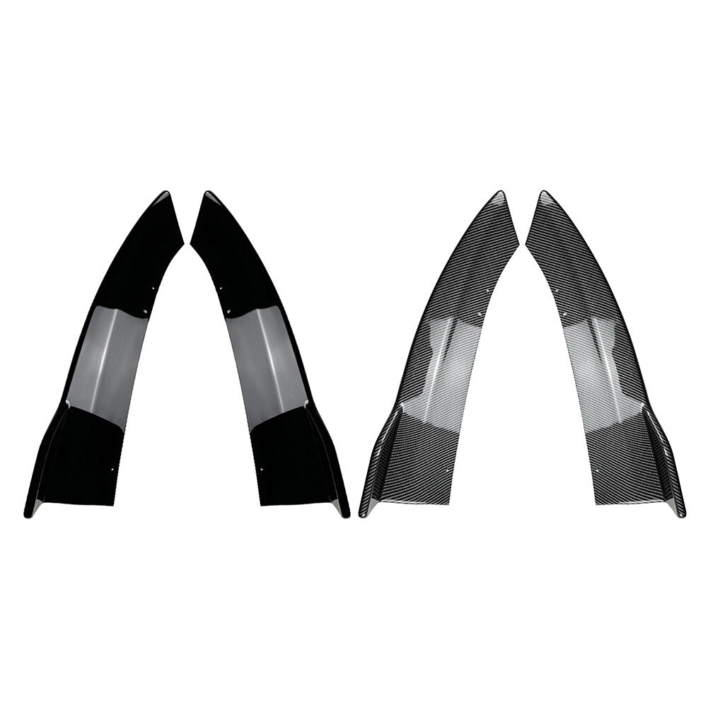 Rear Bumper Side Corner Spoiler Splitter Lip Diffuser Cover for Mercedes-Benz C