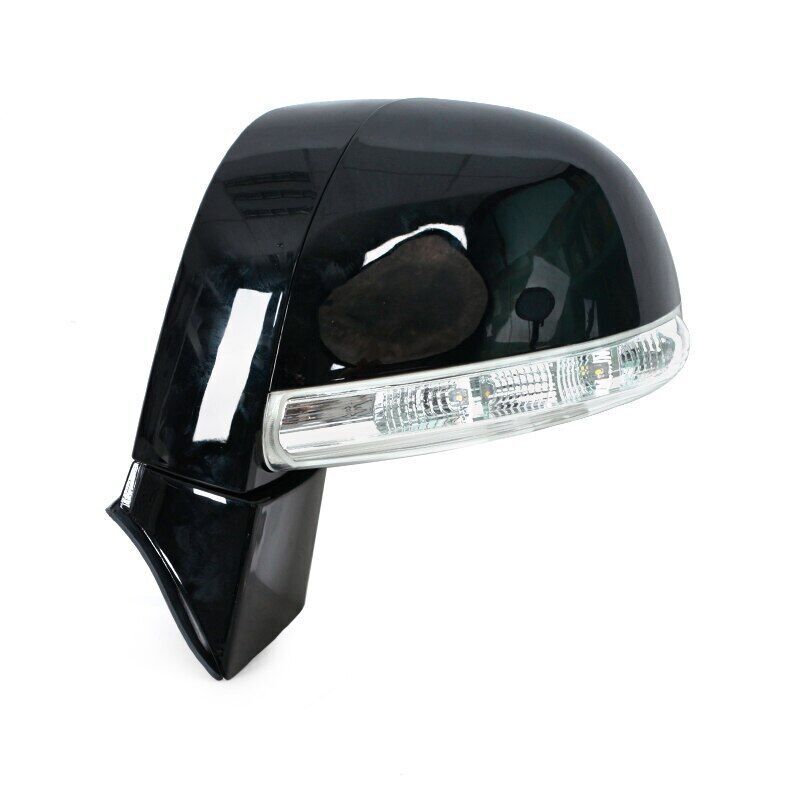1-piece for Chevrolet Captiva 2008-2017 Left Rearview Mirror Assembly, Black, 8-pin