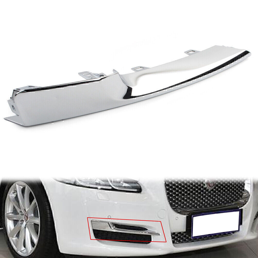 1x Right Front Side Grille Chrome Trim For Jagaur XJ 2016-2021 2017 2018 2019 20