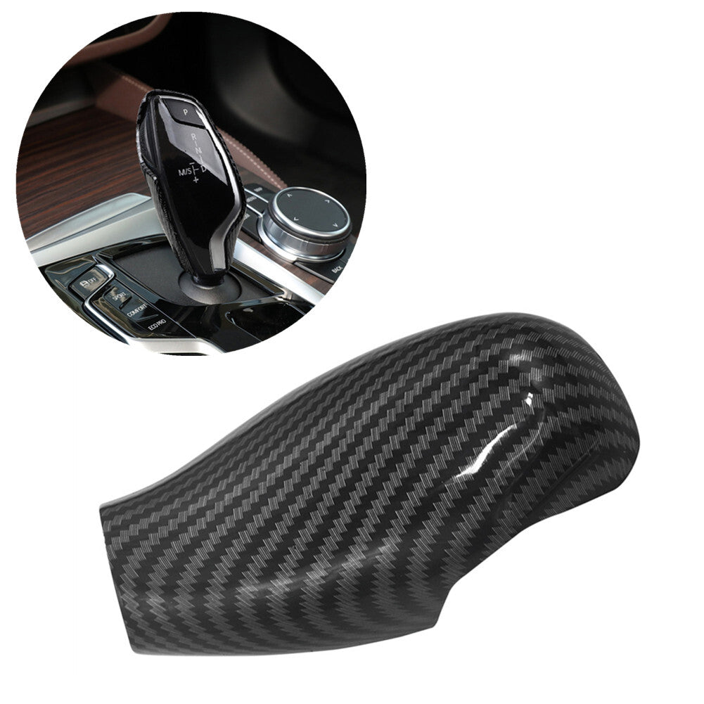 for BMW 5 6 7 Series X3 X4 G30 G31 G01 Carbon Fiber Shift Button Cover 2018-22