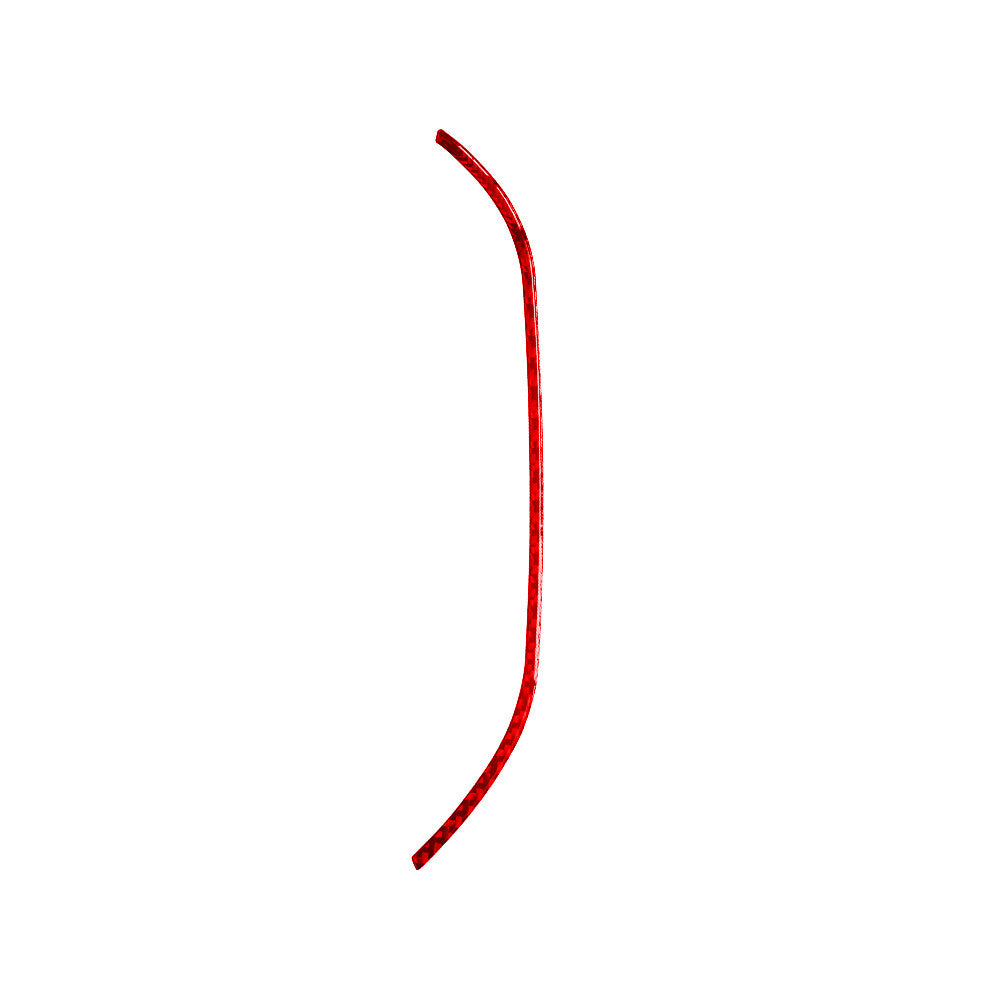 Red Carbon Fiber Rear Door Storage Strip Cover for Hyundai for Veloster JS 2019-22