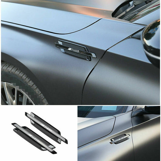 Black ABS Side Vent Fender Flank Cover Trim for Honda Accord 10th 2018 19-22