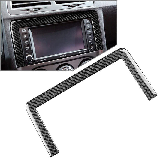 Carbon Fiber Navigation System Frame Cover Trim for Dodge for Challenger 2008-2014