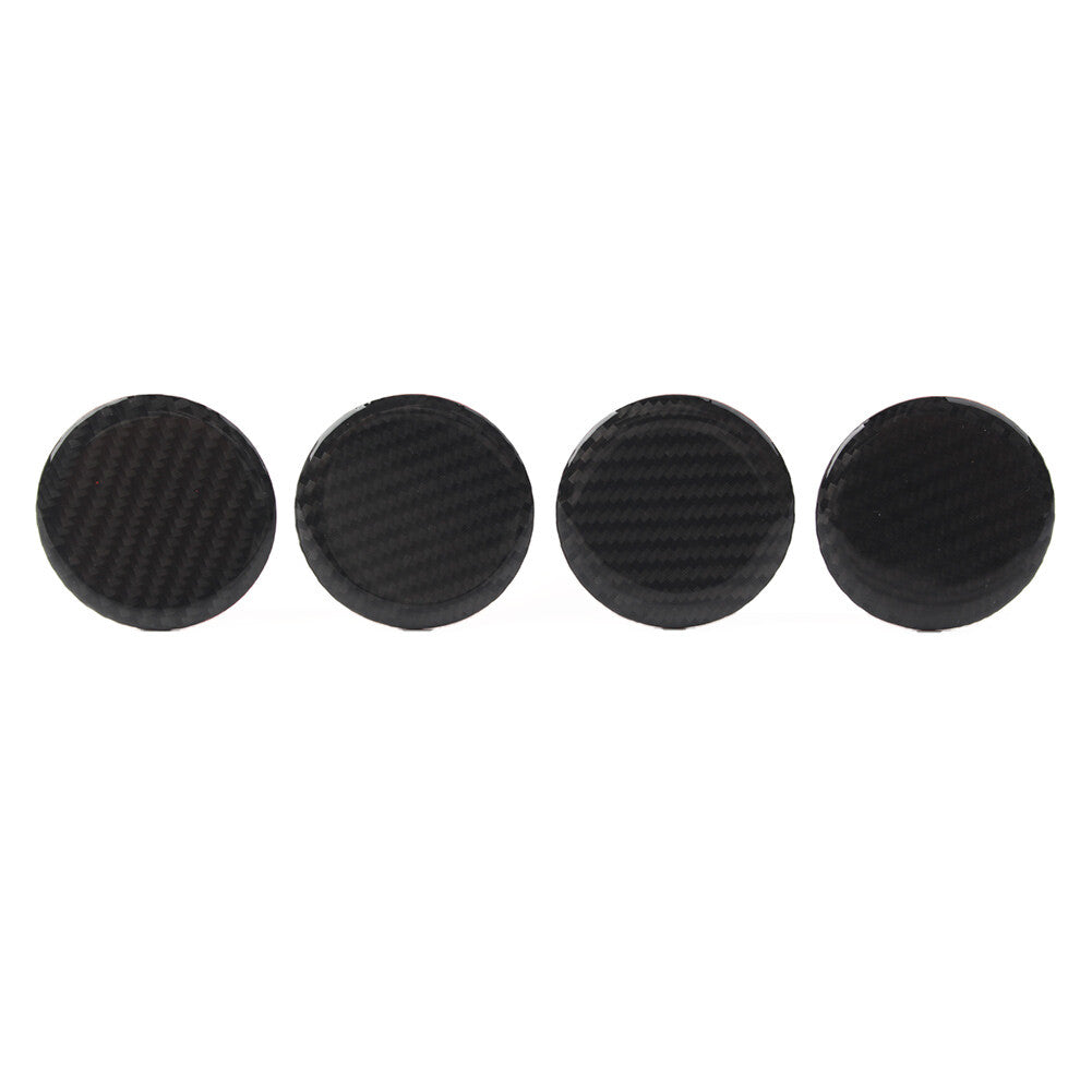 4Pcs Interior Water Cup Holder Mat Cover Trim for Jeep for Wrangler JK 2007-2017 Car