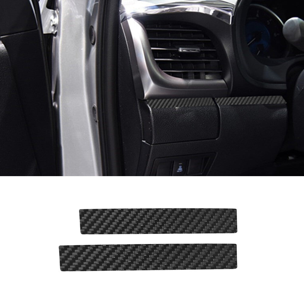 Carbon Fiber Below Of Driver Side Air Vent Cover Trim for Toyota Hilux 2015-2021