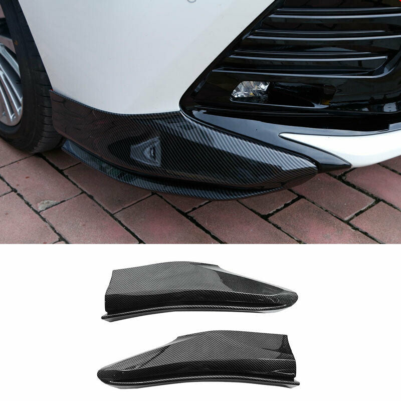 for Toyota for Camry XLE,LE,L 2018-20 Carbon Front Bumper Lip Chin Spoiler Splitter