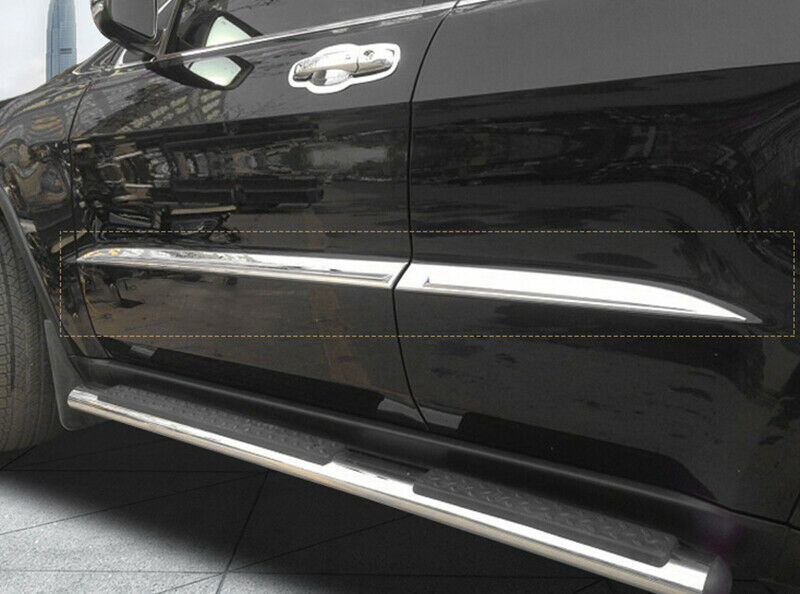 for Jeep Grand Cherokee 2014-2021 Chrome Car Body Side Door Molding Trim Garnish