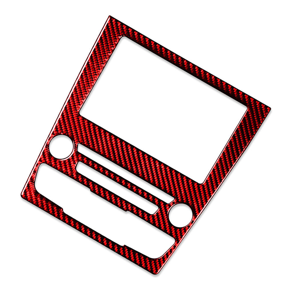 GPS-Navigationspanel-Abdeckung, passend f¨¹r for Ford Mondeo 2013¨C2019 Kohlefaser rot