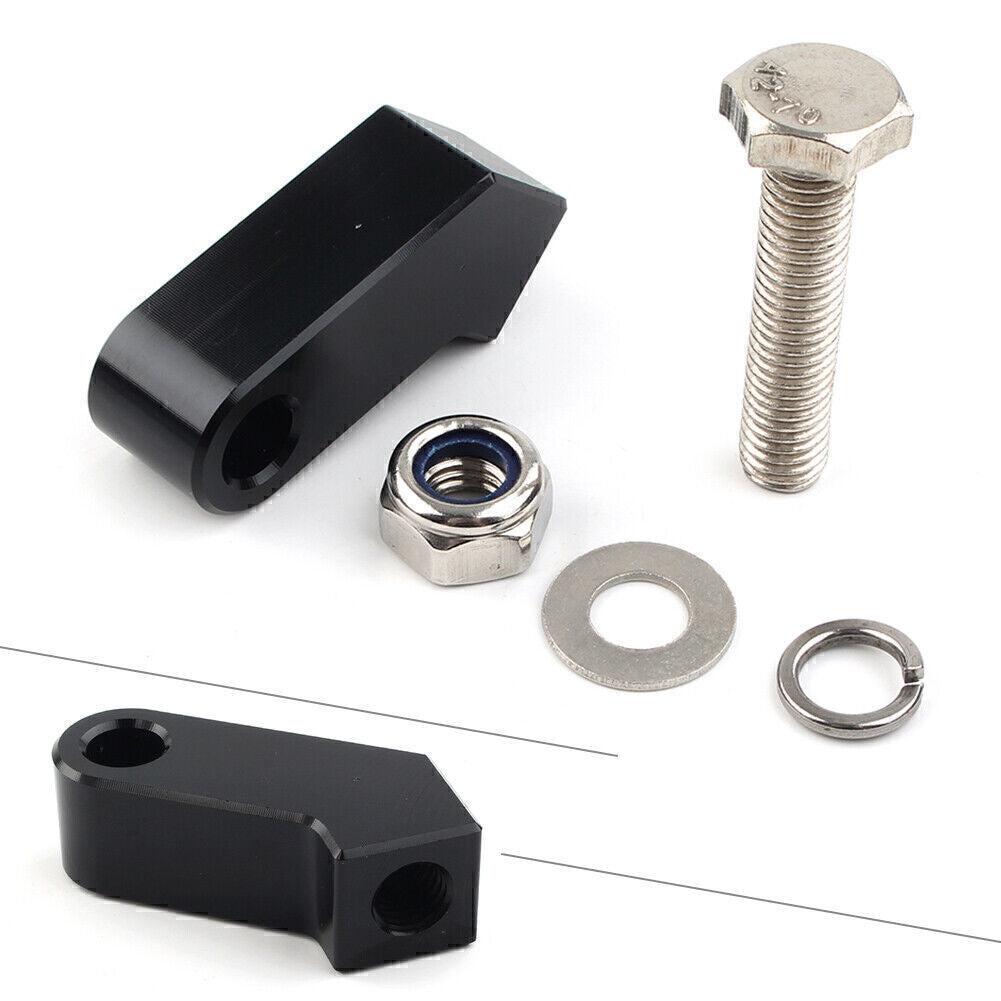 Fit for Harley Custom Black Headlight Mounting Block Mount Bracket Headlight