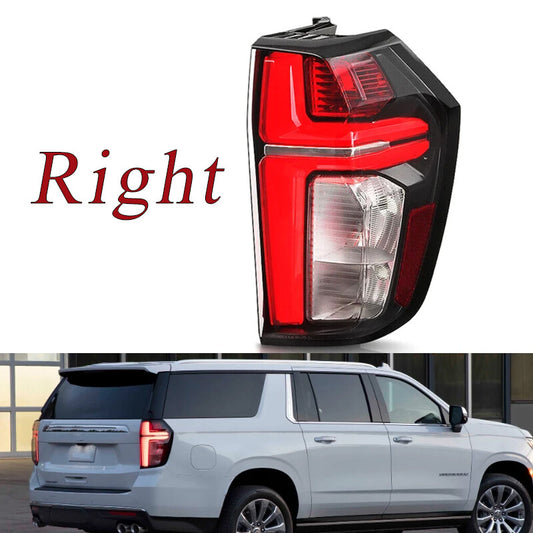 Right taillight brake light compatible with 2021-22 for Chevrolet Tahoe/Suburban LED clear lens